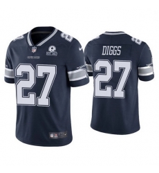 Nike Men Dallas Cowboys 27 Trevon Diggs Navy Blue Established In 1960 Patch NFL Vapor Untouchable Limited Jersey