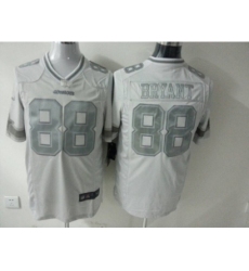 Nike dallas cowboys 88 dez bryant white Game Platinum NFL Jersey