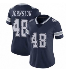 Women Dallas Cowboys Daryl Johnston 84 Nike Vapor Navy Blue Limited Jersey