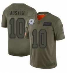 Womens Dallas Cowboys 10 Tavon Austin Limited Camo 2019 Salute to Service Football Jersey