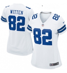 Womens Nike Dallas Cowboys 82 Jason Witten Game White NFL Jersey