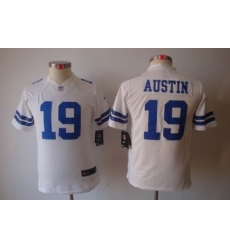 Youth Nike Dallas Cowboys 19 Austin White Color Limited Jerseys