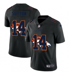 Denver Broncos 14 Courtland Sutton Men Nike Team Logo Dual Overlap Limited NFL Jersey Black