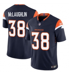 Men Denver Broncos 38 Jaleel McLaughlin Navy F U S E Vapor Limited Stitched Football Jersey Men Denver Broncos 38 Jaleel McLaughlin Navy F U S E Vapor Limited Stitched Football Jersey