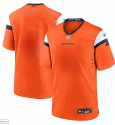 Men's Nike Denver Broncos Orange Blank F U S E Stitched Jersey