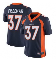 Nike Broncos 37 Royce Freeman Navy Alternate Vapor Untouchable Limited Jersey