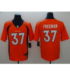 Nike Broncos 37 Royce Freeman Orange Vapor Untouchable Limited Jersey