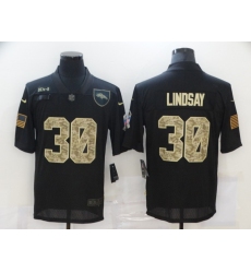 Nike Denver Broncos 30 Phillip Lindsay Black Camo 2020 Salute To Service Limited Jersey