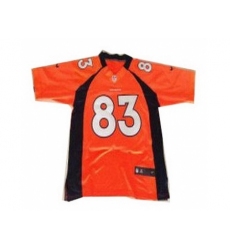 Nike Denver Broncos 83 Wes Welker Orange Elite NFL Jersey