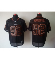 Nike Denver Broncos 92 Elvis Dumervil Black Elite Lights Out NFL Jersey