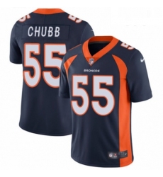 Youth Nike Denver Broncos 55 Bradley Chubb Navy Blue Alternate Vapor Untouchable Limited Player NFL Jersey