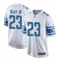 Men Nike Detroit Lions 23 Darius Slay Jr Game White NFL Jersey