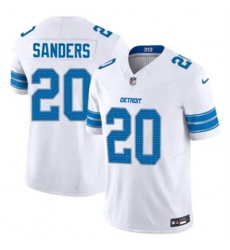 Youth Detroit Lions 20 Barry Sanders White 2nd Alternate Stitched Jersey