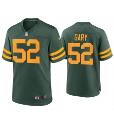 Men Green Bay Packers 52 Rashan Gary Alternate Limited Green Jersey