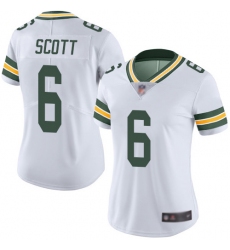 Women Packers 6 JK Scott White Stitched Football Vapor Untouchable Limited Jersey