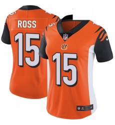 Womens Nike Cincinnati Bengals 15 John Ross Elite Orange Alternate NFL Jersey