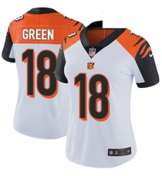 Womens Nike Cincinnati Bengals 18 AJ Green Vapor Untouchable Limited White NFL Jersey