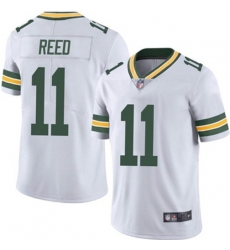 Youth Green Bay Packers 11 Jayden Reed White Vapor Untouchable Stitched Jersey