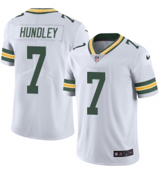 Youth Nike Packers #7 Brett Hundley White Vapor Untouchable Limited Player NFL Jersey