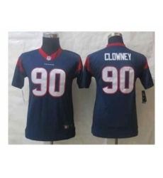 Nike Youth jerseys houston texans #90 clowney blue[clowney]