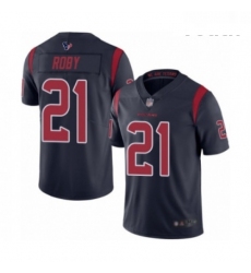 Youth Houston Texans 21 Bradley Roby Limited Navy Blue Rush Vapor Untouchable Football Jersey