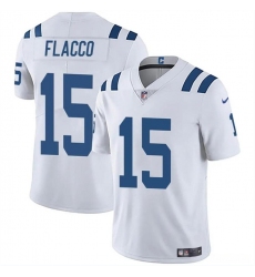 Youth Indianapolis Colts 15 Joe Flacco White Vapor Untouchable Limited Stitched Football Jersey