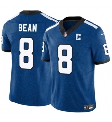 Youth Indianapolis Colts 8 Jason Bean Blue 2024 F U S E Throwback Vapor Untouchable Limited Stitched Football Jersey