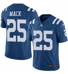 Youth Nike Indianapolis Colts 25 Marlon Mack Limited Royal Blue Rush Vapor Untouchable NFL Jersey