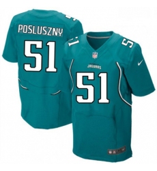 Men Nike Jacksonville Jaguars 51 Paul Posluszny Teal Green Team Color Vapor Untouchable Elite Player NFL Jersey