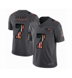 Nike Jaguars 7 Nick Foles 2019 Salute To Service USA Flag Fashion Limited Jersey