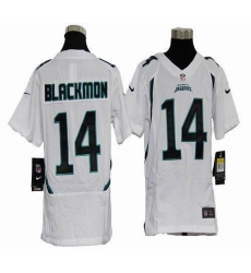 Nike Jaguars #14 Justin Blackmon White Youth Stitched NFL Elite Jersey