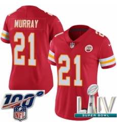 2020 Super Bowl LIV Women Nike Kansas City Chiefs #21 Eric Murray Red Team Color Vapor Untouchable Limited Player NFL Jersey