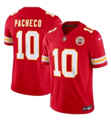 Youth Kansas City Chiefs 10 Isiah Pacheco Red 2023 F U S E  Vapor Untouchable Limited Stitched Jersey