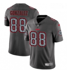 Youth Nike Kansas City Chiefs 88 Tony Gonzalez Gray Static Vapor Untouchable Limited NFL Jersey