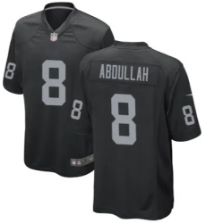 Men Las Vegas Raiders Abdullah Black F U S E Stitched NFL Jersey