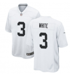 Men Las Vegas Raiders White #3 white F U S E Limited NFL Jersey