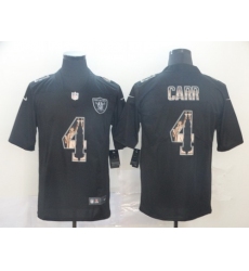 Raiders 4 Derek Carr Black Statue Of Liberty Limited Jersey