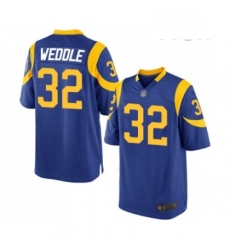 Men Los Angeles Rams 32 Eric Weddle Game Royal Blue Alternate Football Jersey