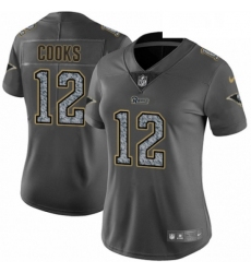 Womens Nike Los Angeles Rams 12 Brandin Cooks Gray Static Vapor Untouchable Limited NFL Jersey