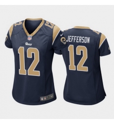 women van jefferson los angeles rams navy game jersey 