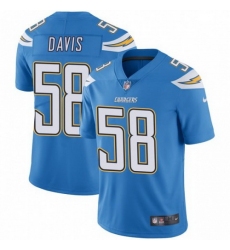 Chargers 58 Thomas Davis Light Blue Vapor Untouchable Limited Jesrey