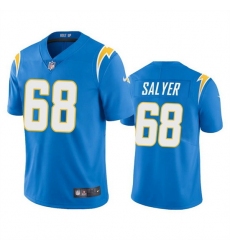 Men Los Angeles Chargers 68 Jamaree Salyer Blue Vapor Untouchable Limited Stitched Jersey