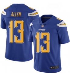 Men Nike Los Angeles Chargers 13 Keenan Allen Limited Electric Blue Rush Vapor Untouchable NFL Jersey