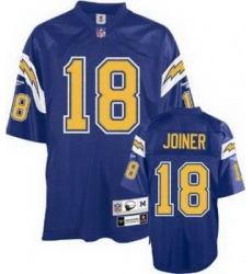 San Diego Chargers 18 Charlie Joiner Blue Throwback Jersey