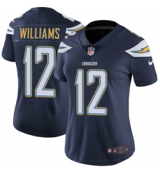 Nike Chargers #12 Mike Williams Navy Blue Team Color Womens Stitched NFL Vapor Untouchable Limited Jersey