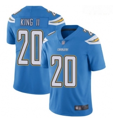 Chargers #20 Desmond King II Electric Blue Alternate Youth Stitched Football Vapor Untouchable Limited Jersey