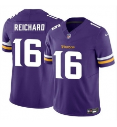 Men Minnesota Vikings 16 Will Reichard Purple 2024 F U S E  Vapor Untouchable Limited Stitched Jersey