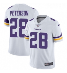 Youth Nike Minnesota Vikings 28 Adrian Peterson White Vapor Untouchable Limited Player NFL Jersey