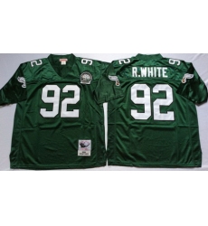 Eagles 92 Reggie White Green Throwback Jersey