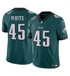 Men Philadelphia Eagles 45 Devin White Green 2023 F U S E Vapor Untouchable Limited Stitched Football Jersey